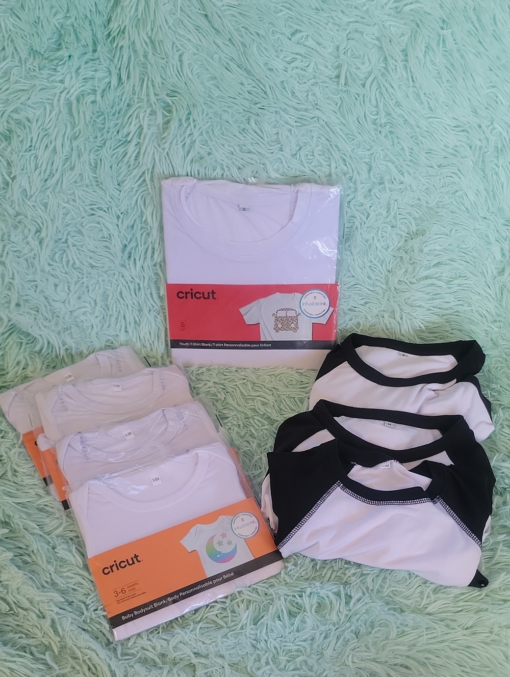 New Cricut Blanks Lot [Baby/kids] 8 In Total! Sublimation Vinyl Craft